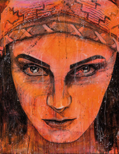 Portrait d'indinne pient