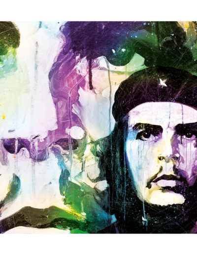 art numérique portrait de Che Guevara