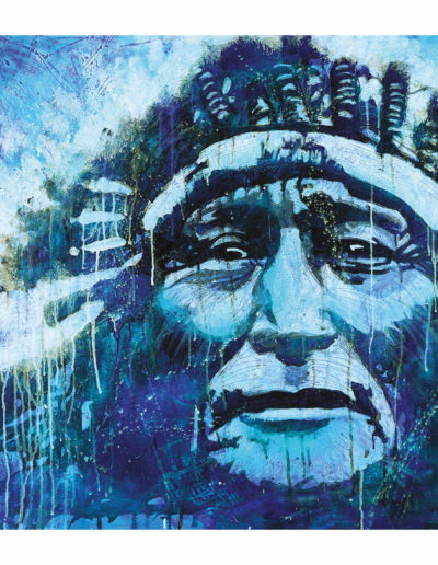 Art digital, Portrait d'un chef indien
