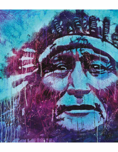 digital Art, Portrait d'un chef indien