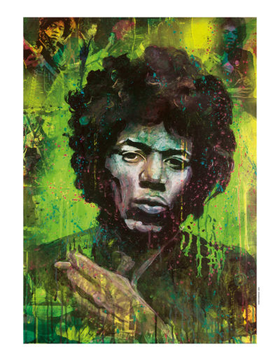Jimi Hendrix en digital Art