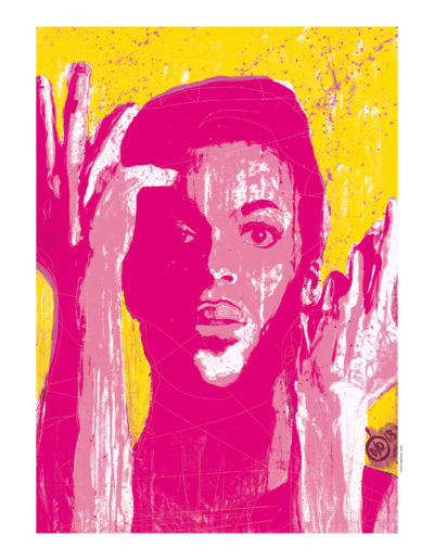Art Numérique de l'artiste Didier Chastan représentant Prince