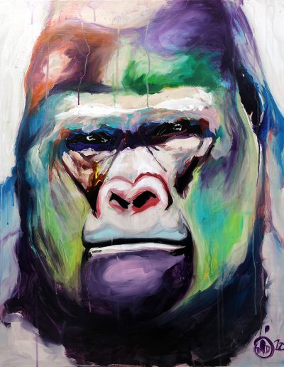 peinture de gorille